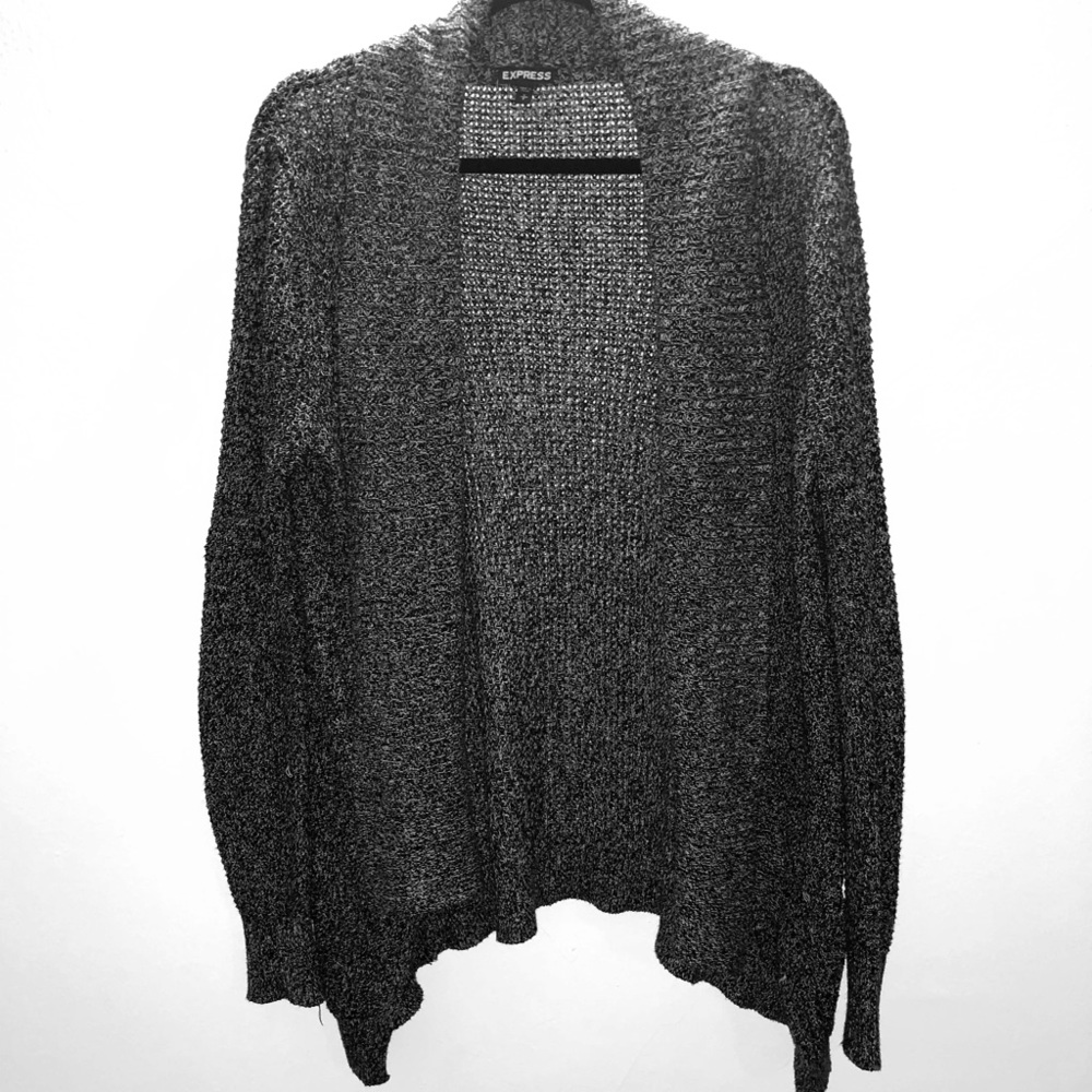 Gray express sweater